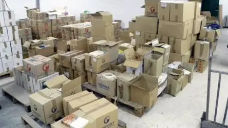 Inventario en los almacenes municipales.