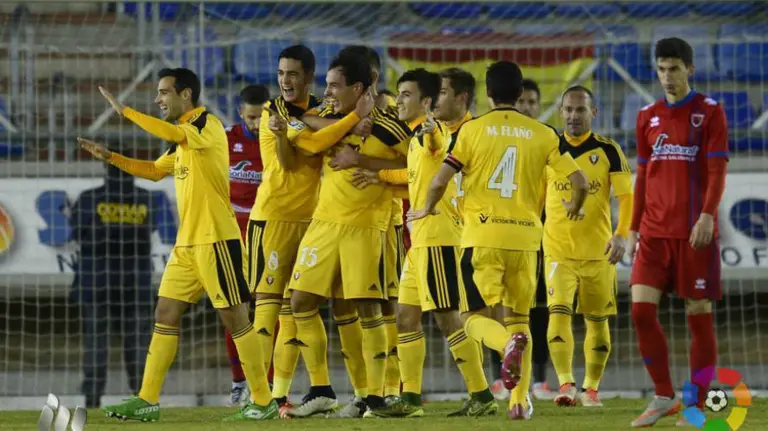 Partido Numancia - Osasuna (1-3). Foto Lfp.