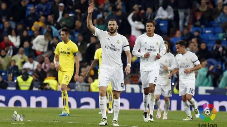 Partido R. Madrid- Villarreal. Lfp.