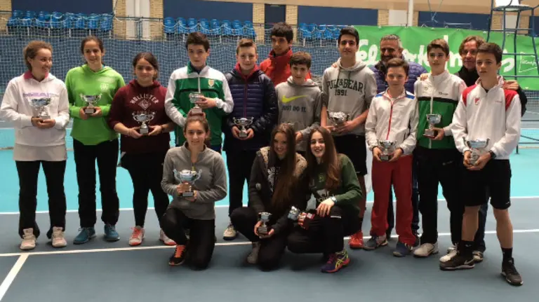 Participantes en la prueba cadete del club San Juan