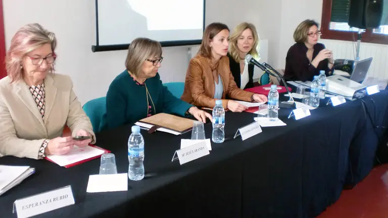 María Chivite, en Tudela.