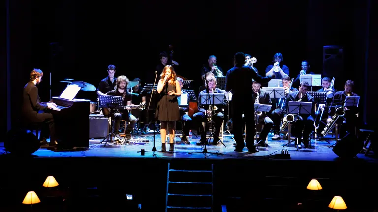 La Big Band Jazz del Conservatorio Superior de Música de Navarra (CSMN).
