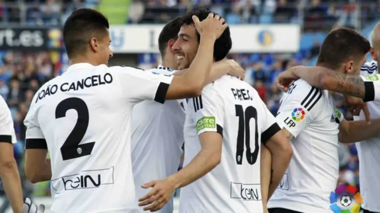 El Valencia saca un punto del campo del Getafe. Lfp.