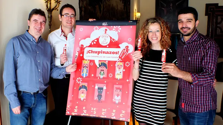 Presentación de los Chupinazos, los nuevos caramelos de la marca navarra Zazpi Gorria. S. REDíN (10)