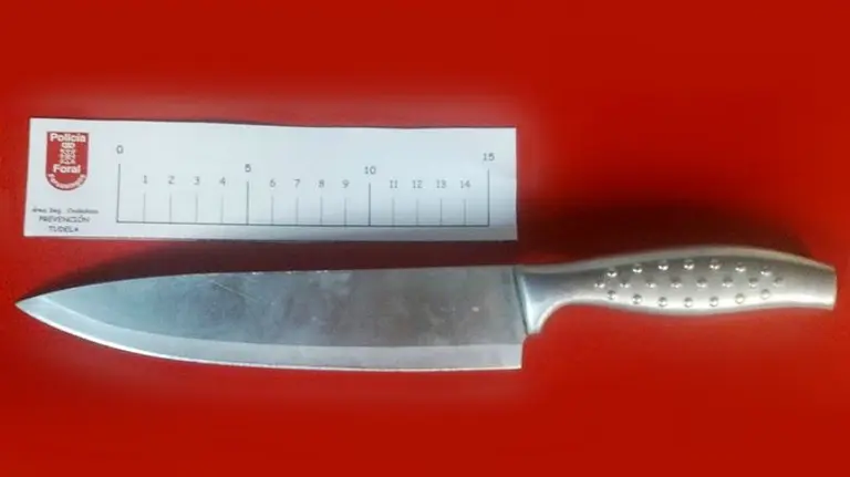 Detenido en Ribaforada por amenazas con un cuchillo.