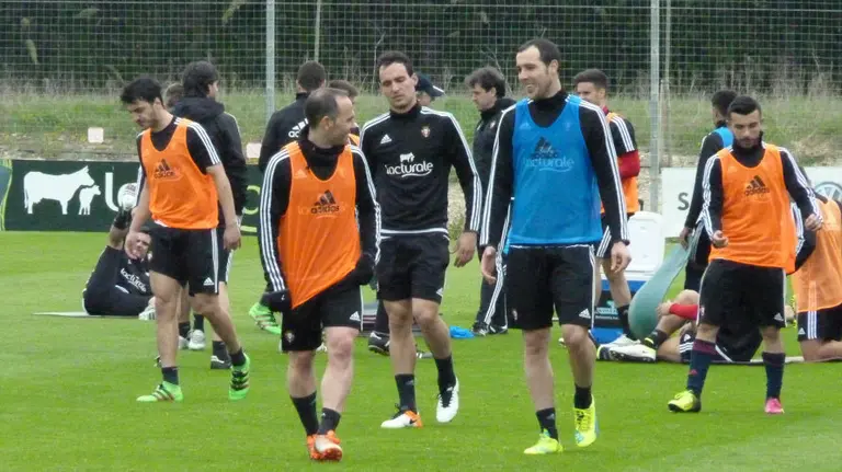 Nino, Unai García y Urko Vera en Tajonar.