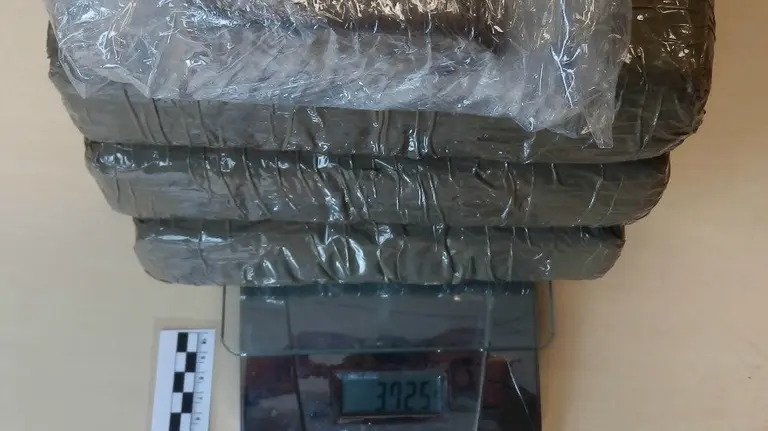 El hach&iacute;s interceptado por la Polic&iacute;a Foral en la Rochapea.