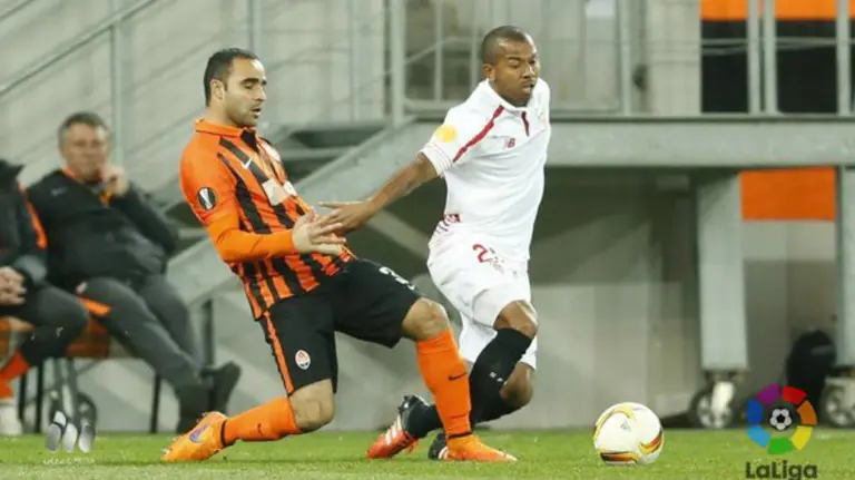 Partido del Sevilla en Ucrania. Lfp.