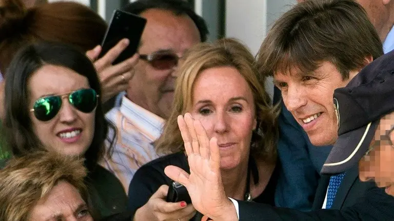 Manuel Díaz, en su llegada al Juzgado de Córdoba. EFE