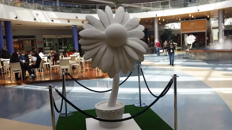 Margarita en blanco del concurso 'Decoprimavera' de Itaroa.