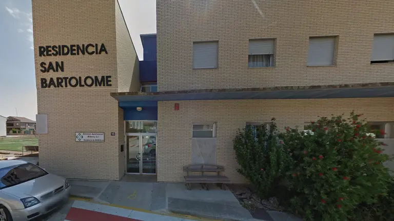 Residencia de ancianos San Bartolomé, en Marcilla.