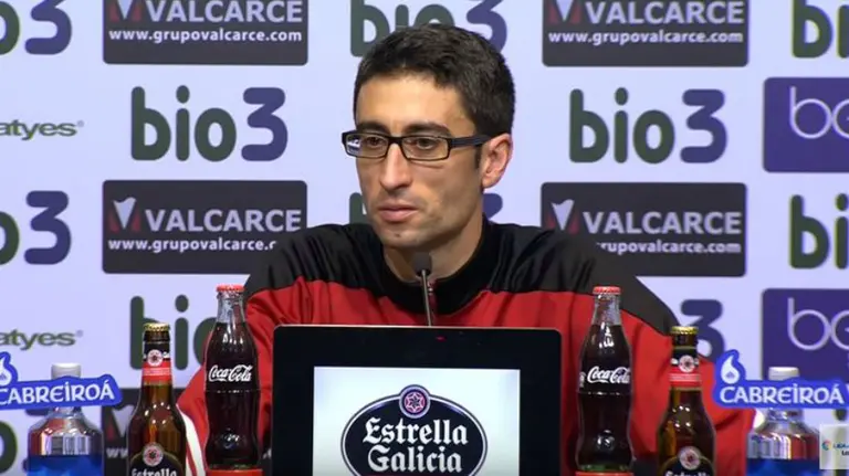 Rubén Vega en rueda de prensa.