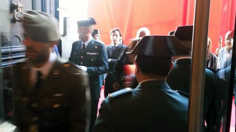 Impien el acceso a un acto de la comunidad de Madrid al pequeño Nicolás. EUROPA PRESS.