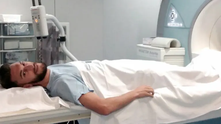 Torres en la clínica San Miguel. Foto CA Osasuna.