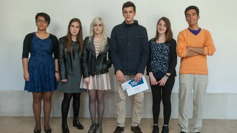 Los ganadores de la Olimpiada de Historia 2016.