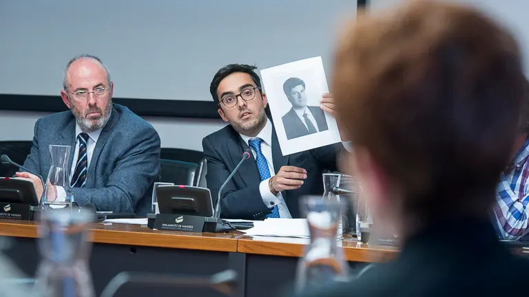 Comparecencia de COVITE en el Parlamento de Navarra (Juanfer F. Calderín y Carlos Fernández). PABLO LASAOSA  41