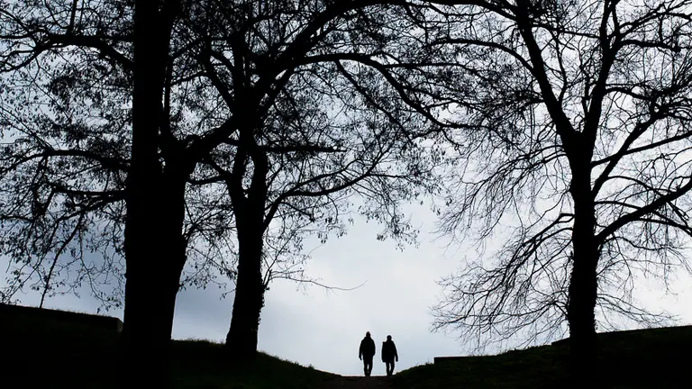 Las temperaturas mínimas se mantendrán sin cambios este fin de semana en Navarra mientras que las máximas descenderán ligeramente. PABLO LASAOSA