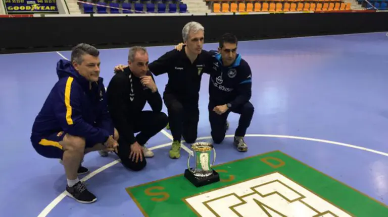 Pascual, Guijosa, Apecetxea y Jota. Twitter asobal.