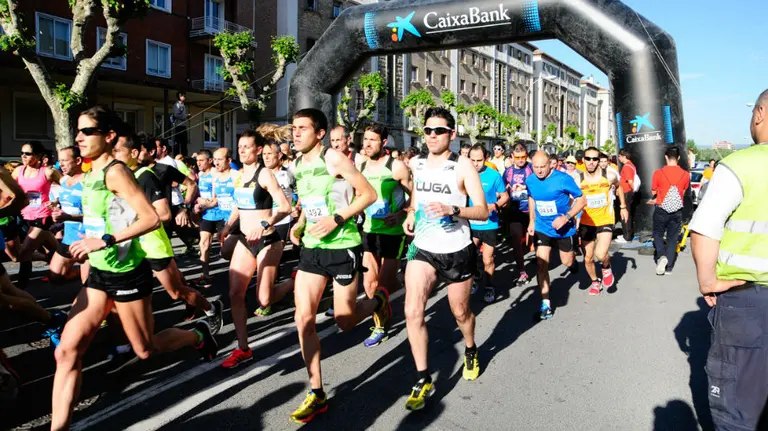 Salida de la Media Maratón 2015.