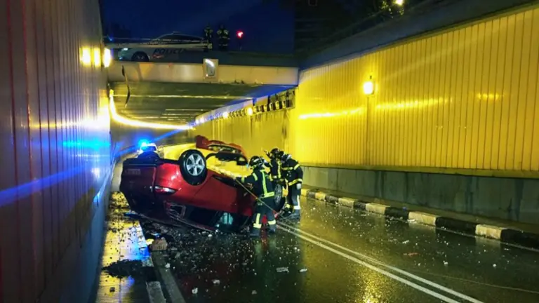 Interior del túnel de Infanta Cristina, en Atocha (Madrid). (Foto twitter).