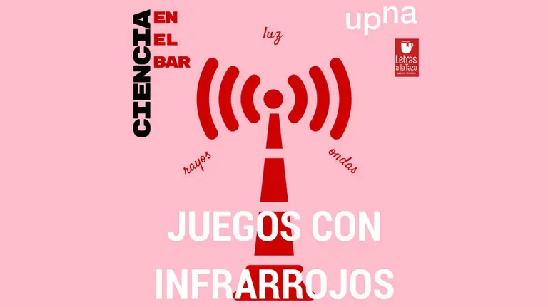 Cartel de la segunda de las charlas en Tudela del ciclo “Ciencia en el bar”.