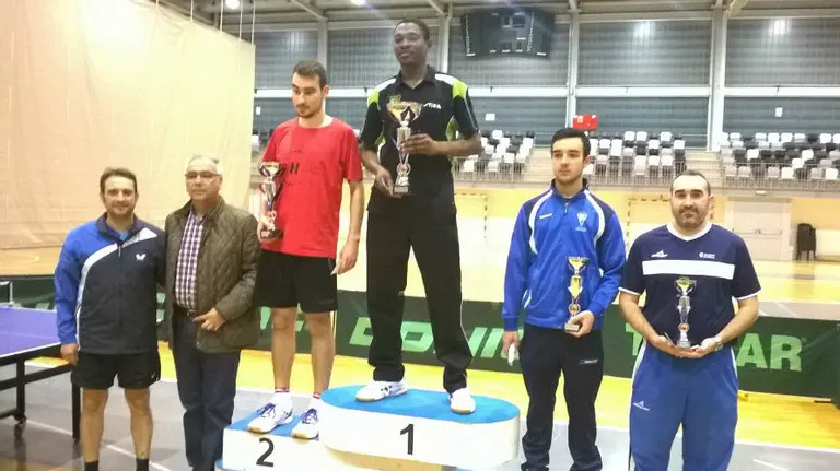 Pódium del torneo de Utebo. Cedida.