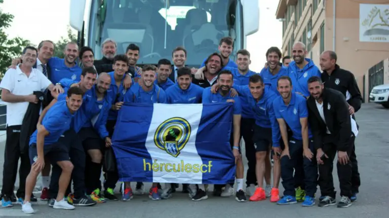 Plantilla del Hércules CF.