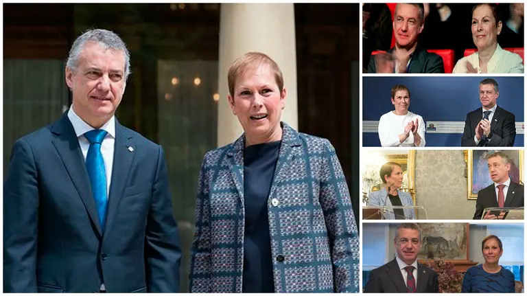 Urkullu y Barkos en sus 5 citas en 8 meses..