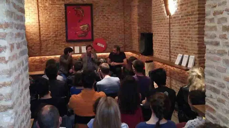 Presentación de la novela La Tabla de Eduardo Laporte.