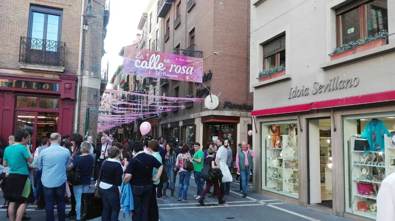 La tercera edición de La calle en rosa  'Fiesta del vino Rosado de Navarra' (4)