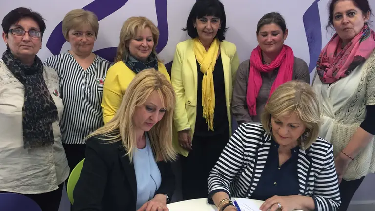 Convenio blancas y rosas, en Navarra.