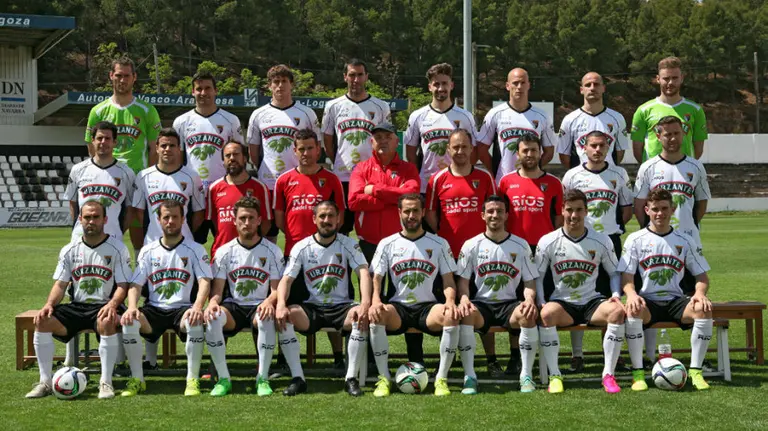 Plantilla del Tudelano 2015-16.