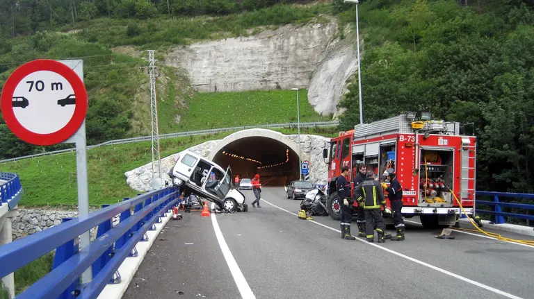 Accidente en la NA-121-A (Navarra.es)