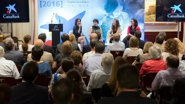 Salón del restaurante Túbal donde tuvo lugar el acto.