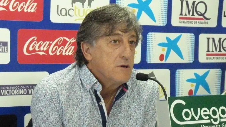 Martín en rueda de prensa.