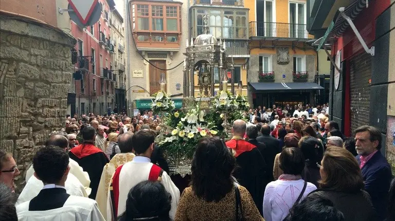 Procesión del Corpus Christi en Pamplona. LEIRE LIZARRAGA