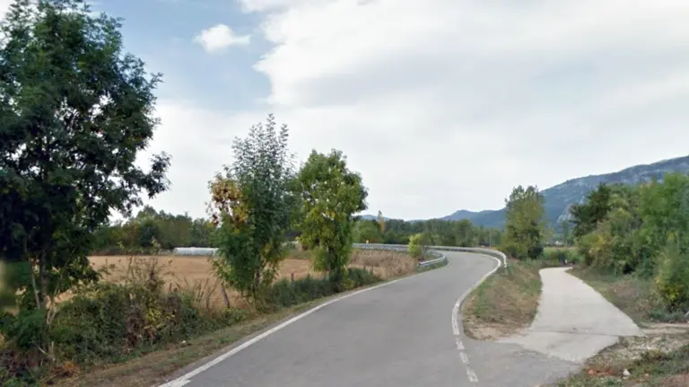 NA-2410 a la altura de Uharte Arakil