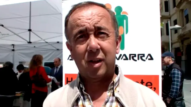 Francisco, uno de los trasplantados de riñón en Navarra. S. REDÍN