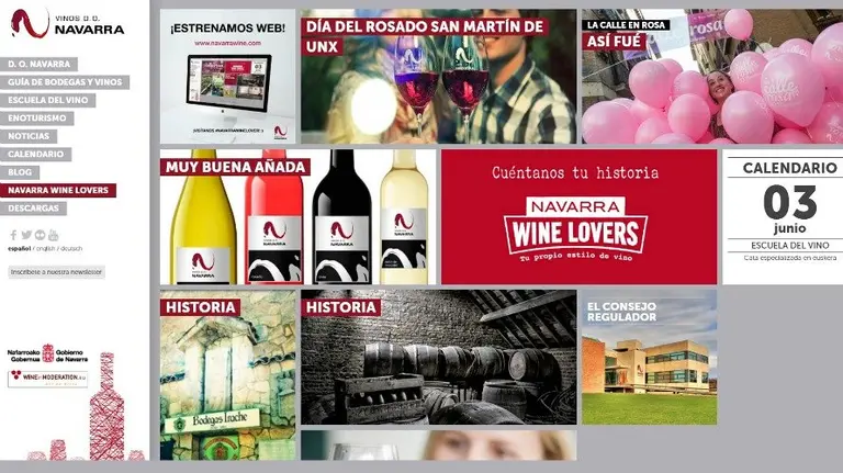 Web D.O. Navarra.