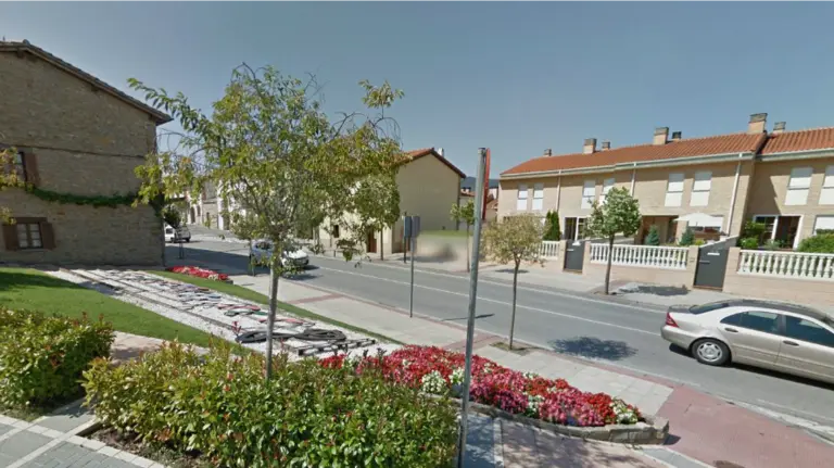 Una imagen del pueblo de Noáin, donde la vecina conducía de forma temeraria. jpg