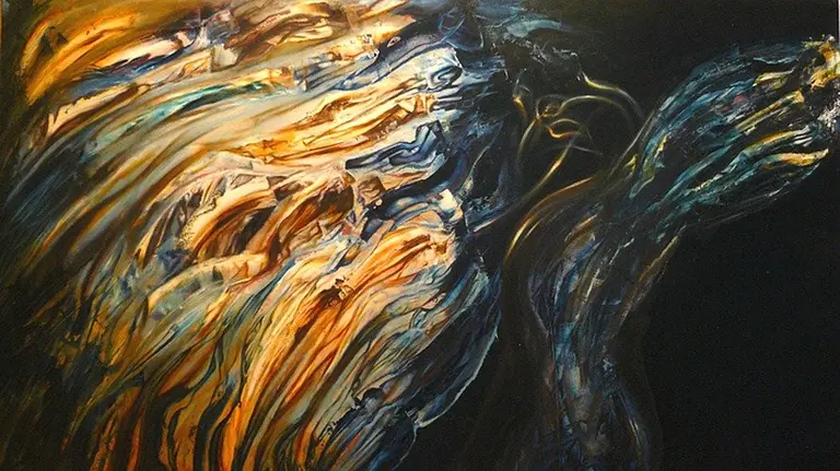 Estructura 8, una de las obras que se pueden contemplar en la exposición de Pedro Marco.