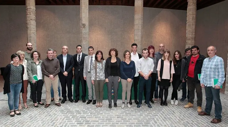 Finalistas del programa ‘Denda Naiz-Soy Comercio’. 