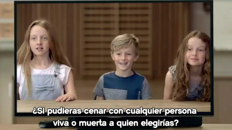 'Si tuvieras la posibilidad de elegir con qué persona cenar, ¿a quién elegirías', la respuesta de estos niños se vuelve viral.