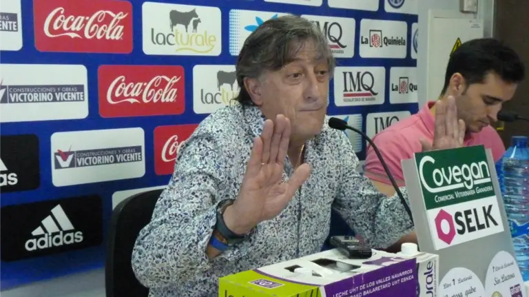 Martín en rueda de prensa.