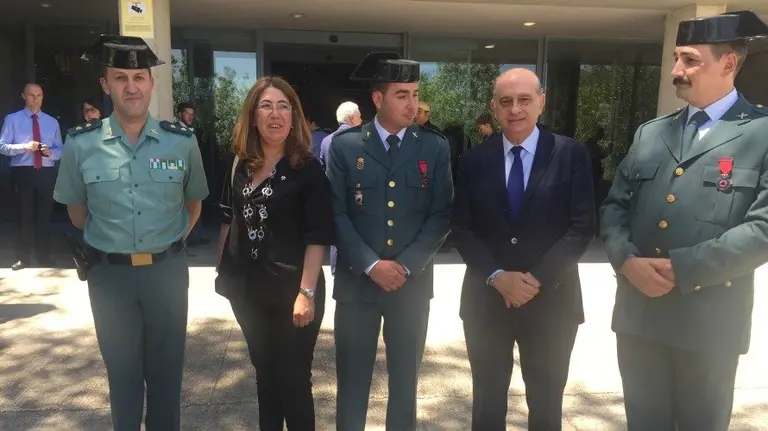 Antonio Barbero, Carmen Alba, Diego Armando García, Jorge Fernández Díaz y Alberto Gómez.