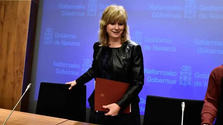 Ana Ollo y Beaumont en el Palacio de Navarra. LASAOSA (3)