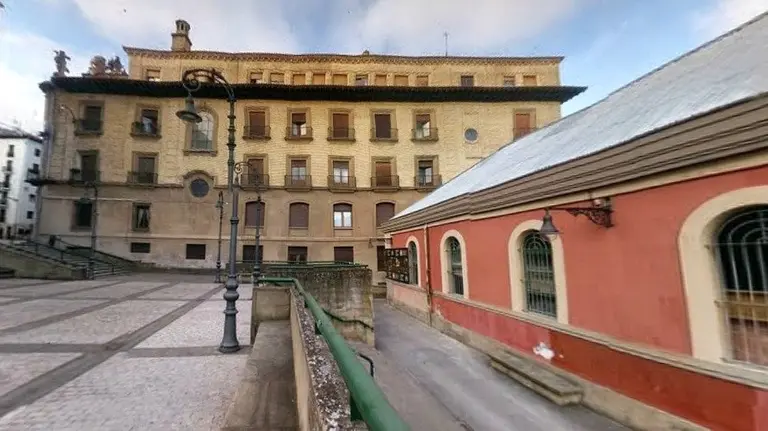 Plaza de los Burgos de Pamplona.