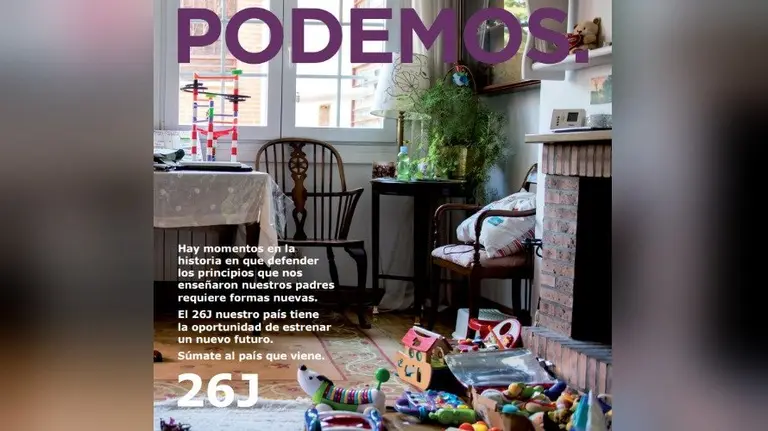 Podemos reedita su programa como un catálogo de Ikea y lo vende impreso a 1,8 euros en su web.