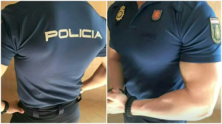 Prohíben a la Policía Nacional marcar músculo con el uniforme de verano. Publicada por Lorena Soriano Zarza @Looree2
