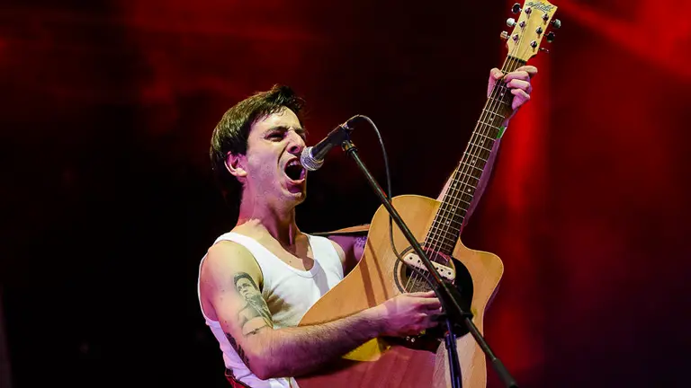 El grupo La M.O.D.A. en su actuación del TresSesenta Festival. PABLO LASAOSA 05